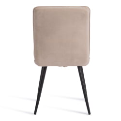 Стул обеденный Свеет флок , 46х55х88, бежевый/черный, 7 / Sweet