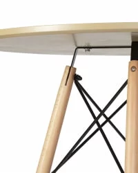 Стол обеденный ДОБРИН CХЕЛСЕА 80 Бежевый / DOBRIN CHELSEA