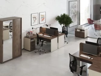 Гардероб Нев Лине НЛН36350531 Дуб шамони темный / New Line NLN36350531