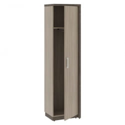 Шкаф/Гардероб узкий с глухой дверью правый ВООД&СТОНЕ СФ-534572 Бетон Чикаго темный Дрифтвуд / WOOD&STONE