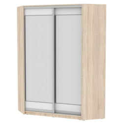 Шкаф-купе ЙА-198х1250-1(ДСС-Белый-Д2Д2) / YA-198х1250-1(ДСС-Белый-D2D2)