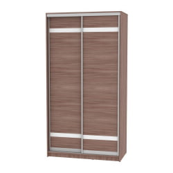 Шкаф-купе коричневый Б-220х120х60-2(ЯШТ-Д9Д9) / B-220х120х60-2(ЯШТ-D9D9)