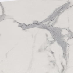 Раздвижной стол ВИГО ЛДСП/ХПЛ/металл, 120 кс 80 кс 30 х 30 х 75 см, Мрамор светлый/белый / VIGO ЛДСП/HPL/металл, x x