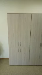 Шкаф высокий закрытый Глассй 6.19.131 Туя / Glassy