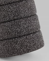 Пуф с ящиком Хиве КСС букле черный меланж / Hive XS