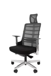 Кресло руководителя СПИНЕЛЛЙ Черный-серый / SPINELLY