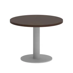 Стол журнальный круглый ХОМЕ ОФФИCЕ ВР.СП-5-60.1Г Венге Цаво/Серый металл / HOME OFFICE VR.SP-5-60.1G