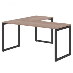 Стол угловой правый КСТЕН-К КСКCТ 1615 Р Дуб Сонома Антрацит / XTEN-Q XQCT R