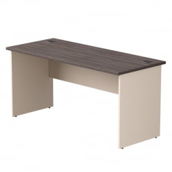 Стол прямой с опорами ЛДСП Еверпроф ЕВО 254С012 Дуб Пасадена Кашемир / Everprof EVO 254S012