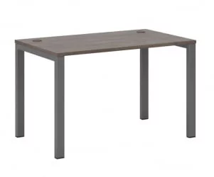 Стол письменный на металлоопорах Нев Лине НЛН36312134 Дуб шамони темный / New Line NLN36312134