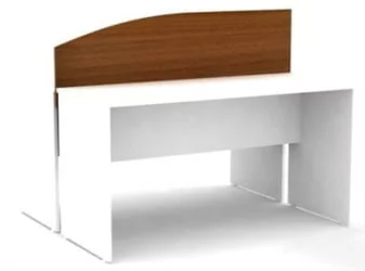 Офисная перегородка ИМАГО ЭКР-3 Орех французский / IMAGO