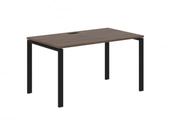 Стол письменный ЕДИС ЕУСТ 1380 Дуб Денвер темный Черный / EDIS EUST