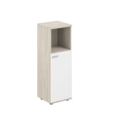 Шкаф средний с нишей правый Сигма SG.864.OL.WH.R Дуб светлый Белый / Sigma