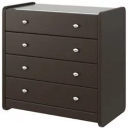 Комод с 4-мя ящиками №1 Шоколад