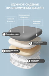 Детский стул Еверпроф Кидс 104 Ткань Темно-серый / Everprof Kids