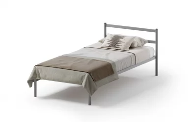 Кровать Метта 800кс2000 Серая / 800x2000