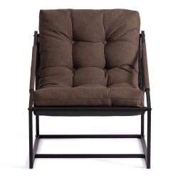 Кресло Чарли / Чарли без подлокотника рогожка, коричневый, 3М7-147, 70х70х84 см / Charli