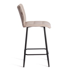 Барный стул Бари/Бари велюр, бежевый, 7, 42х55х99 см / Bari/Бари
