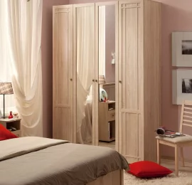 Шкаф для одежды и белья Шерлоcк 60 Дуб Сонома (спальня) / Sherlock