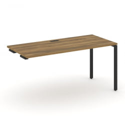 Стол приставка к опорным тумбам/шкафам CОНCЕПТ CН.ОСПР-004 Сандал Янтарный Черный / CONCEPT CN.OSPR-004