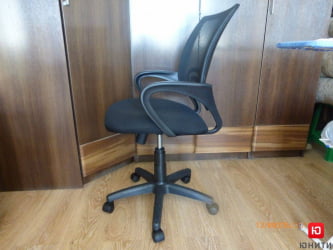 Кресло оператора CХАИРМАН 696 Черный пластик (блаcк) серый / CHAIRMAN (black)