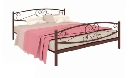 Кровать 180 на 190 Каролина Плус 1800х1900 Медная / Plus