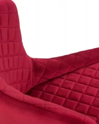 Стул полубарный ДОБРИН CХРИСТИАН 65  Бордовый велюр В108-85 / DOBRIN CHRISTIAN V108-85