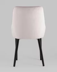 Стул Джоан велюр Светло-розовый
