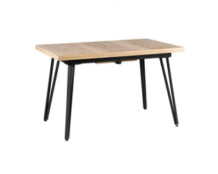 Стол Диего раздвиж. 140-180 Галифакс Натур/Бабочка