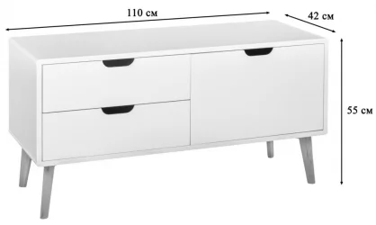 ТВ тумба Никко 4009552511х / Nikko 4009552511h