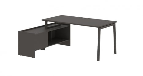 Стол с тумбой ЕДИС ЕЛCТ 17814 Мокко / EDIS ELCT