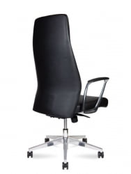 Кресло офисное Нанси / Нанcй Л348ХCА-01-блаcк леатхер / Nancy L348HCA-01-black leather