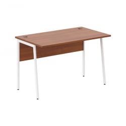 Стол рабочий ИМАГО Плус СП-2П Орех французский Белый / IMAGO Plus СП-2P