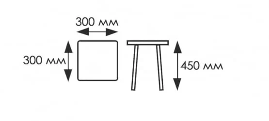 Табуретка фп Ромашки Д006 КОМПЛЕКТ 2 шт.