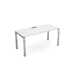 Стол рабочий, прямолинейный ГЛОСС ЛИНЕ НСР-П.009 Белый Премиум / GLOSS LINE