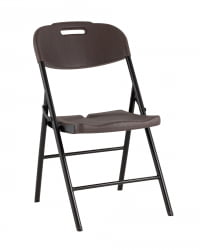 Складной стул банкетный коричневый под дерево