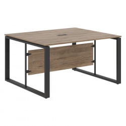 Стол для заседаний ЕНИО ЕCТ 1412 Кария Пальмира/Антрацит / ENIO ECT