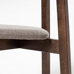 Стул с мягким сиденьем Вега Силвер жаккард Дуб золотой / Silver