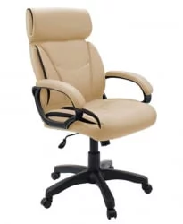 Кресло для руководителя CЛ48 Бежевое / CL48
