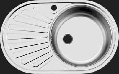 Мойка Кухонная Укинокс Фаворит Фад760.470-Гт6К 2Л / Ukinox Fad760.470-Gt6K 2L