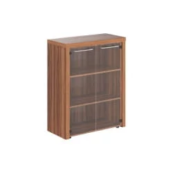 Шкаф со стеклянными дверьми и топом ЗЕНН ЗМC 85.2 Орех Даллас / ZENN ZMC