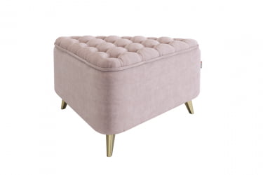 Пуф Трио 2 ПМ-002.2 нежно-розовый (велюр) / PM-002.2