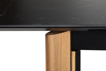 Стол раздвижной Комби Серамиc 140-180 Аутоматиc Натур/Дэрк марбле / Combi Ceramic Automatic Natur/Dark marble