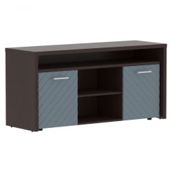 Тумба с фригобаром Торр ЛУКС ТЛТФ-3Д Венге Магия Серо-голубой / Torr LUX TLTF-3D