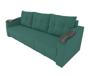 Диван прямой Рио Трансформер (Берхоусе) Цвет фасада: Азур Велюто 44; Тип: Левый/правый; Материал фасада: Металл/Велюр / (Berhouse)