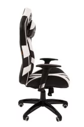 Кресло геймерское CХАИРМАН ГАМЕ 25 Черный-белый / CHAIRMAN GAME
