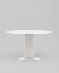 Стол обеденный Мйстерй 130х80 см белый керамика / Mystery