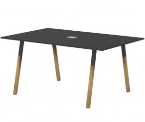 Конференц-стол Форта ФСCТ 1510 Черный графит Дуб Гамильтон / Forta FSCT