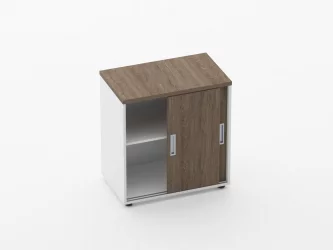 Тумба-купе Дека 9.02.07 Дуб Верцаска/Белый / Deka