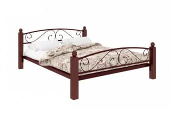 Кровать Вероника Лукс Плус 1400х1900 Медная / Lux Plus